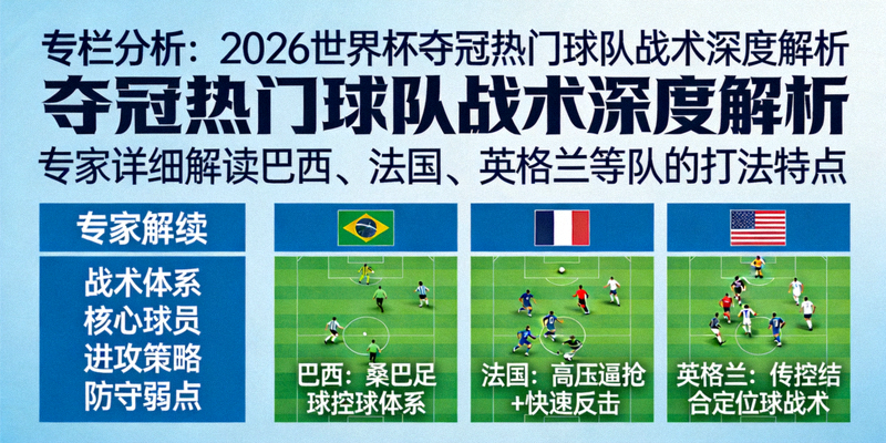 专栏分析：2026世界杯夺冠热门球队战术深度解析，专家详细解读巴西、法国、英格兰等队的打法特点